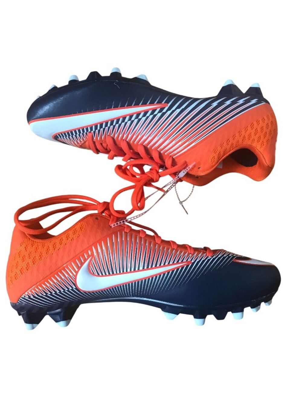 Nike Vapor Speed 2 TD Football Cleats Orange Navy Blue Size 12.5